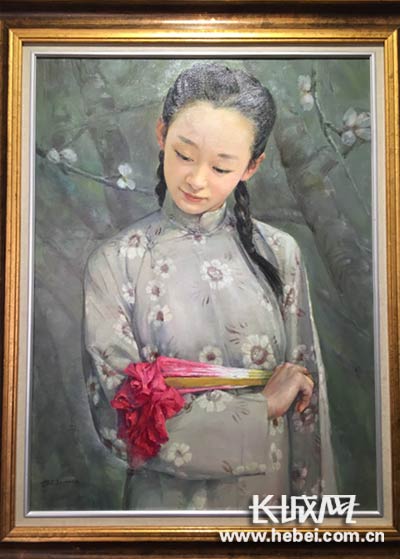 此次展出的教师作品。