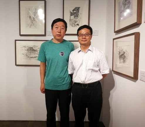 孙若风司长参观我院作品